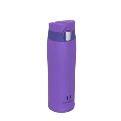 Image of Super Sparrow Water Bottle Stainless Steel 18/8 Travel Mug 500ml Insulated Metal BPA Free Leakproof Drinks