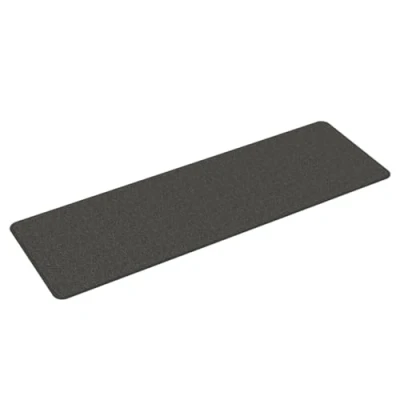Image of vidaXL Carpet Runner Sisal Look in Modern Style Anthracite Polypropylene Fabric Rug Suitable for High Traffic Areas, Easy to Clean and Maintain, Size: 50x150 cm