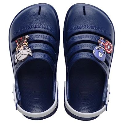 Image of Havaianas Kids Clog Marvel Navy Blue 2/2.5