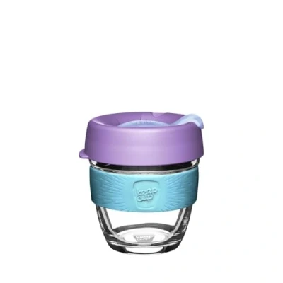 Image of KeepCup Brew, Reusable Coffee Cup Tempered Glass and Splashproof Sipper, S 8oz/227ml Moonlight