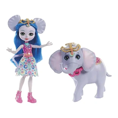 Image of Enchantimals FKY73 Ekaterina Elephant Doll and Friend Antic