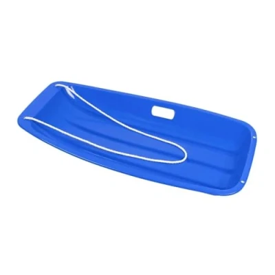 Image of AMOS Heavy Duty Snow Sledge with Pull Rope for Kids&#039; &amp; Adults&#039; Toboggan Winter Fun Lightweight, Durable, Sturdy Design, Perfect Snowy Adventures
