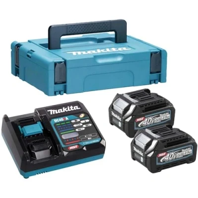 Image of Makita XGT 40V Max Power Source Kit 2 x 2.5ah Li ion