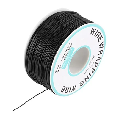 Image of Electric Wrapping Cable 0.25mm Wire Single Core Strand 30AWG 250meter Black