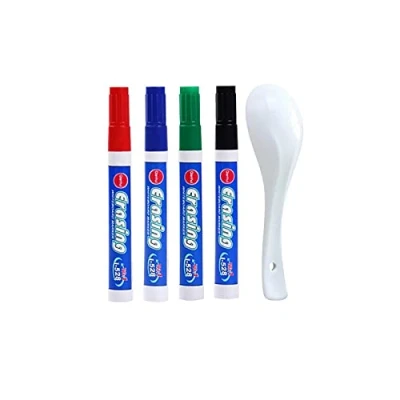 Image of GALER Magic Painting Pens, Floating Drawings Magical Water Pens and Spoon, Erasable Doodle Watercolor Pen Set Washable Markers for Kids 4 Color