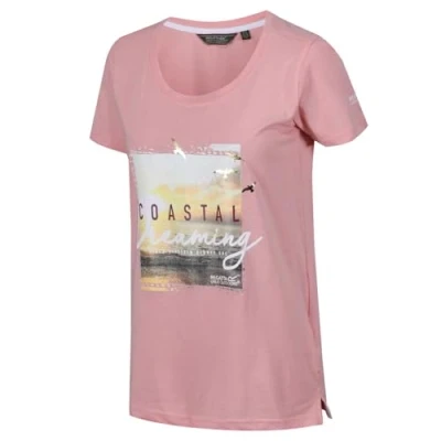 Image of Regatta Women&#039;s Filandra Iii Coolweave Cotton Graphic Print T Shirt (Pack of 1)