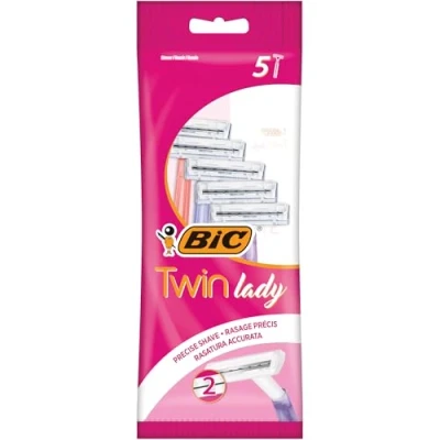 Image of BIC Twin Lady Sensitive Razor Pack of 5