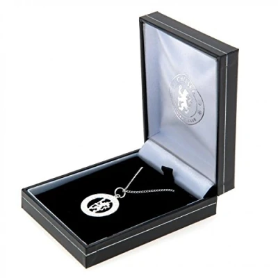 Image of Chelsea F.C. Sterling Silver Pendant &amp; Chain CR