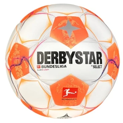 Image of Derbystar Bundesliga Club S Light v24, White Orange Pink, 5, Blue
