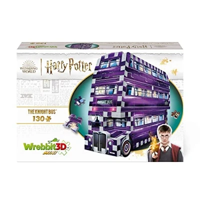 Image of Wrebbit3D Harry Potter: Mini Knight Bus (130pc) 3D Puzzle Ages 12+