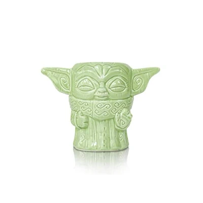 Image of Star Wars Geeki Tikis The Child Baby Yoda Force Pose Mug Mandalorian 16 Ounces