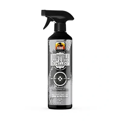 Image of Ride Guard Bike Rain &amp; Dirt Repellent Stops Muck and Sticking Protector for MTB Road Bicycles 500ml