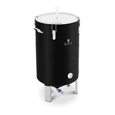 Image of Royal Catering RCBM 70ICFConical Fermenter 70 l 0 40 C Stainless steel with insulating cover Fermentation tank