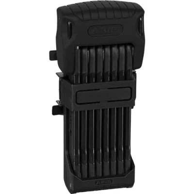 Image of ABUS Bordo Granit 6500K folding lock with SH holder Bike XPlus cylinder for high tamper protection security level 15 Length 120 cm, black