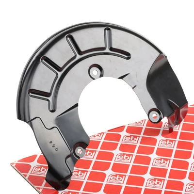 Image of 6Q0615312B Brake Disc Back Plate FEBI BILSTEIN 171557 Front Axle Right SKODA: Fabia I Hatchback, Roomster, 2, SEAT: Ibiza 3, Mii, 4