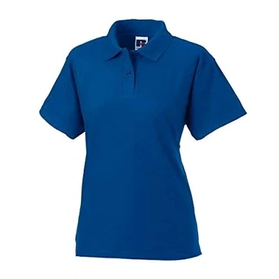 Image of Jerzees Colours Ladies 65/35 Hard Wearing Pique Short Sleeve Polo Shirt (L) (Bright Royal)