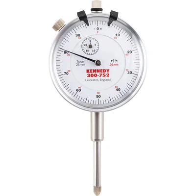 Image of Kennedy Plunger Dial Gauge 25 x 0.01mm 0 100