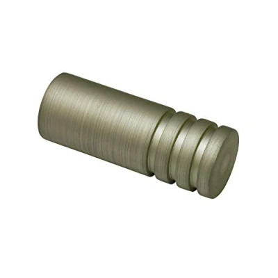 Image of Gardinia Cylinder, 2 x end Piece, Metal, Champagne, for Curtain Technology, Diameter, Ø 19 mm
