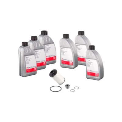Image of 02E305051D, 02E305051DS1, 2E398051 Parts Kit, automatic transmission oil change FEBI BILSTEIN 171762 with seal screw, ring