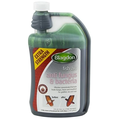 Image of Blagdon Extra Strength Concentrated Formula Anti Fungus &amp; Bacteria Water Treatment for Pond Fish, Finrot, Mouthrot, Goldfish, Koi, Carp, 1 Litre