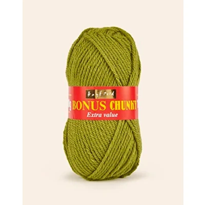 Image of Sirdar Hayfield Fern Green Bonus Yarn 100g Chunky