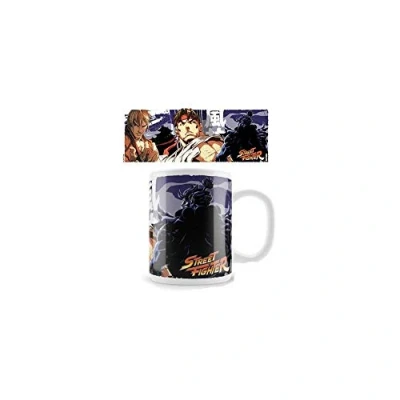 Image of ABYstyle Street Fighter Akuma&#039;s Lair Ceramic Mug, 300 ml, Reusable, Dishwasher Safe