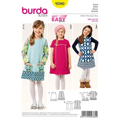 Image of Dress, Burda 9380