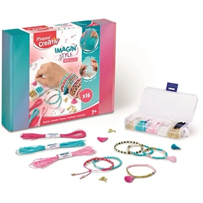 Image of Maped CREATIV Bracelet Craft Set Beads and Accessories to Make 16 Bracelets Age 7+