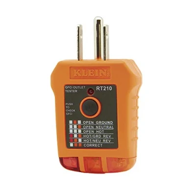 Image of GFCI Receptacle Tester KLEIN TOOLS RT210