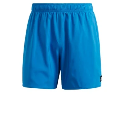Image of adidas Men&#039;s Solid CLX Short Length Swim Shorts, Bright Royal/Lucid Lemon, M