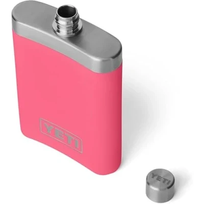 Image of YETI Rambler Flask, Tropical Pink, 7 oz (207 ml)