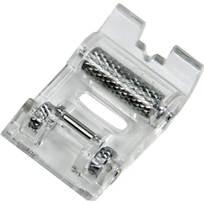 Image of Roller Presser Foot, Snap On Will Fit Brother, Janome, Toyota, New Singer Domestic Sewing Machines