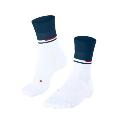 Image of Falke RU Compression Stabilizing Socks Size 6 8 White for Men Enhance Performance and Recovery During Running