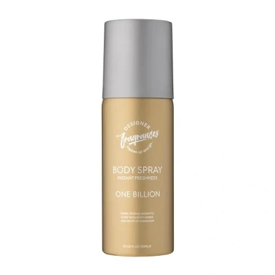 Image of Designer Fragrances One Billion Men&#039;s Body Spray Deodorant Cans For Instant Freshness on The Go Long Lasting Smell Great Male Gift Sets 150ml