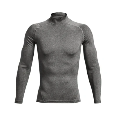 Image of Under Armour Langarm HG Compression MOCK Undershirt, Men&#039;s, Size: 3XL, Grau
