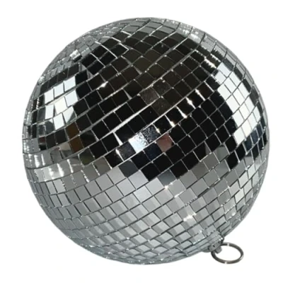 Image of Disco Ball/Mirror Balls in Silver, Black and Gold 5 to 75 cm 15cm Silver