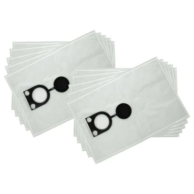 Image of vhbw 10x Vacuum Cleaner Bag Replacement for Bosch 2607432037 Cleaner, Microfleece, 50 cm x 33 cm, White