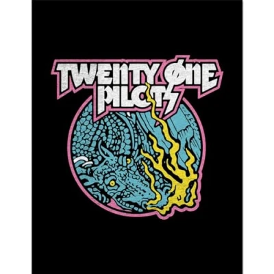 Image of Pyramid International 21 Pilots Scaled and Icy Collector Print (Framed) Official Album Artwork, Premium Framing, Ready to Hang, Great for Fans Music Themed Décor