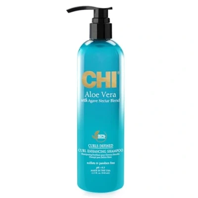 Image of CHI Aloe Vera Curl Enhancing Shampoo, 340 ml, white