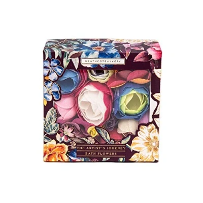 Image of Heathcote &amp; Ivory The Artist&#039;s Journey Romantic Bath Flowers in Gift Box, 70 g