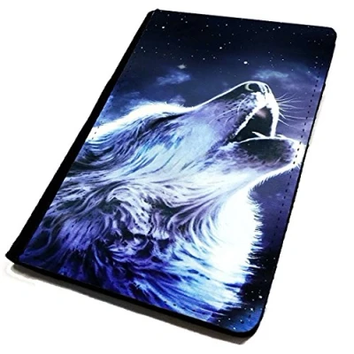 Image of Lopo Howling Wolf 2 Passport Holder Protects Your on The go