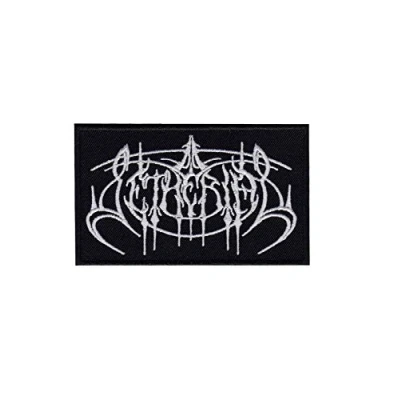 Image of Setherial Black Metal Band Patch Badge Embroidered Iron on Applique Souvenir Accessory