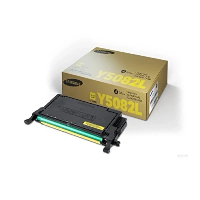 Image of Samsung SU532A CLT Y5082L High Yield Toner Cartridge, Yellow, Pack of 1