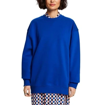 Image of ESPRIT Women&#039;s 993ee1j309 Sweatshirt, 410/Bright Blue, L
