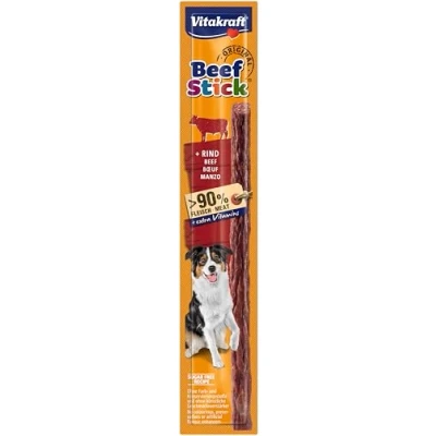 Image of Vitakraft Dog Beef Sticks 12g (Flavour: Beef)