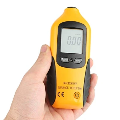 Image of HT M2 Yellow Digital LCD Display Microwave Leakage Detector High Precision Radiation Meter Tester