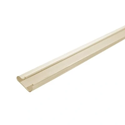 Image of 23 X SLATWALLSlatSlotSLATTED Wall Board PlasticPVC ClipSlidePush in Inserts (Cream)
