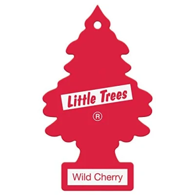 Image of Little Trees 10101 Air Freshener Tree MTR0035 Wild Cherry Fragrance For Car Home Boat Caravan,Single Pack