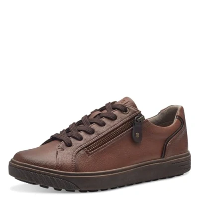 Image of Jana Women&#039;s Low Trainers 8 23662 43 Sneaker, Cognac, 4 UK