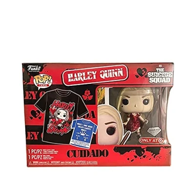 Image of POP Funko Collector&#039;s Box: Suicide Squad Harley Quinn Large Tee